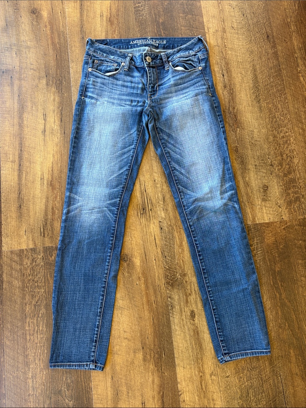 American Eagle Outfitters Medium Blue Skinny Jeans - Women's